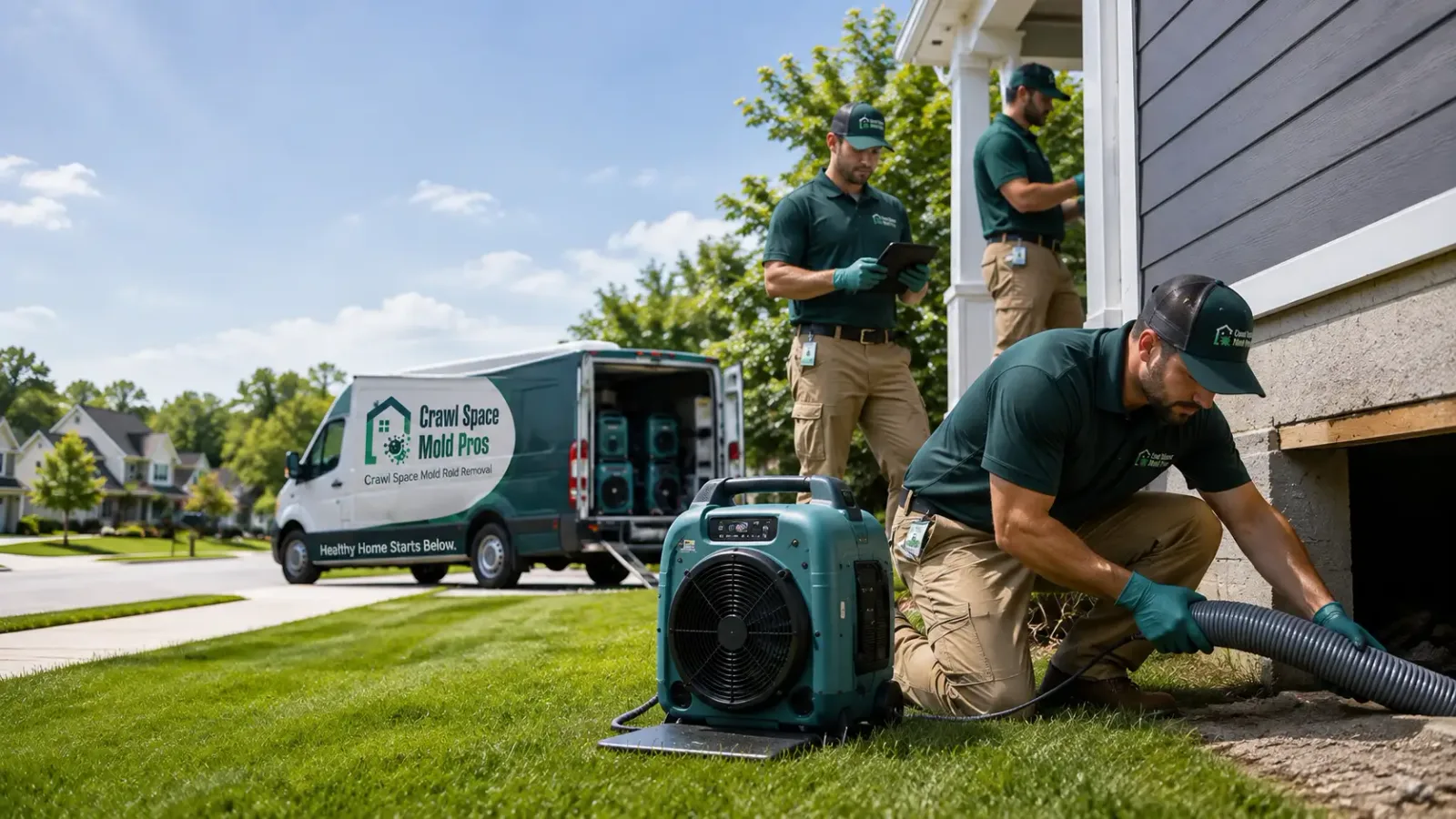 Crawl Space Mold Removal in Sheboygan Falls, WI